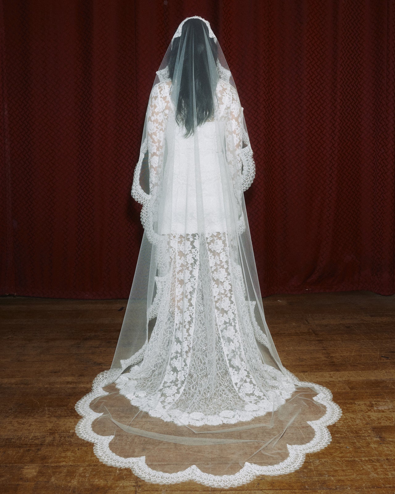 Maree Cathedral Lace Veil