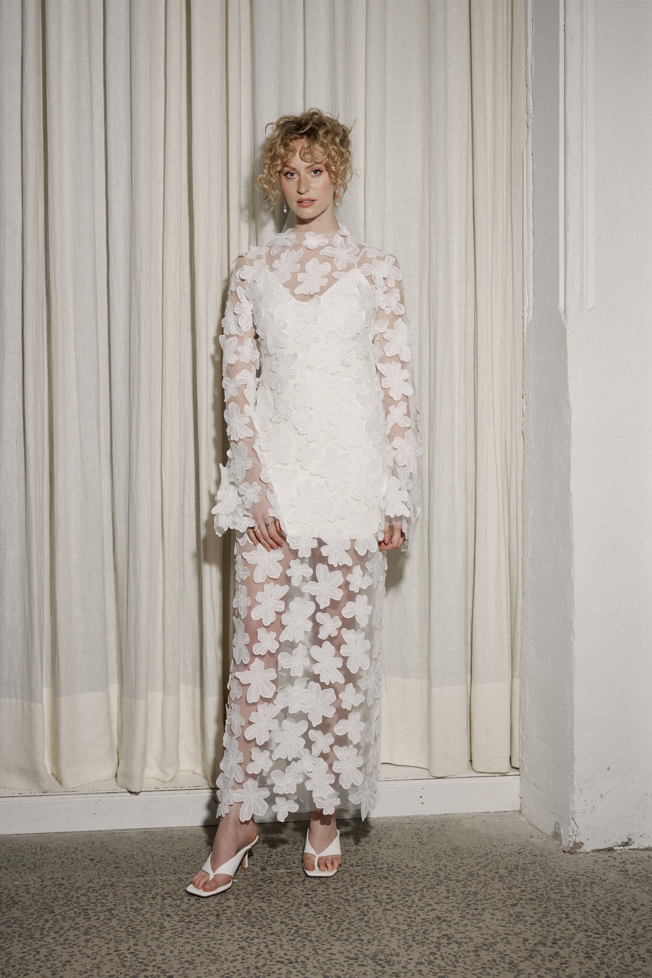 Penny Bell Sleeve Gown | Cosmos Tulle
