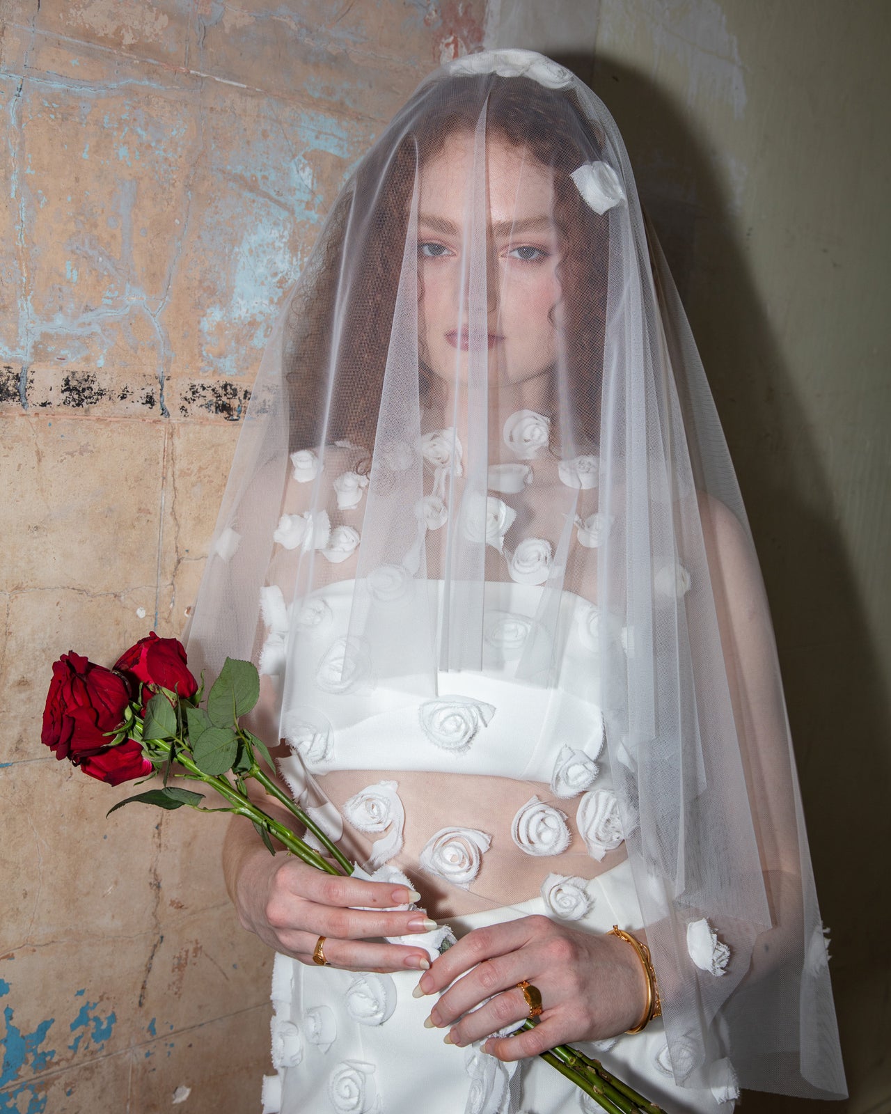 SAMPLE ROSE VEIL