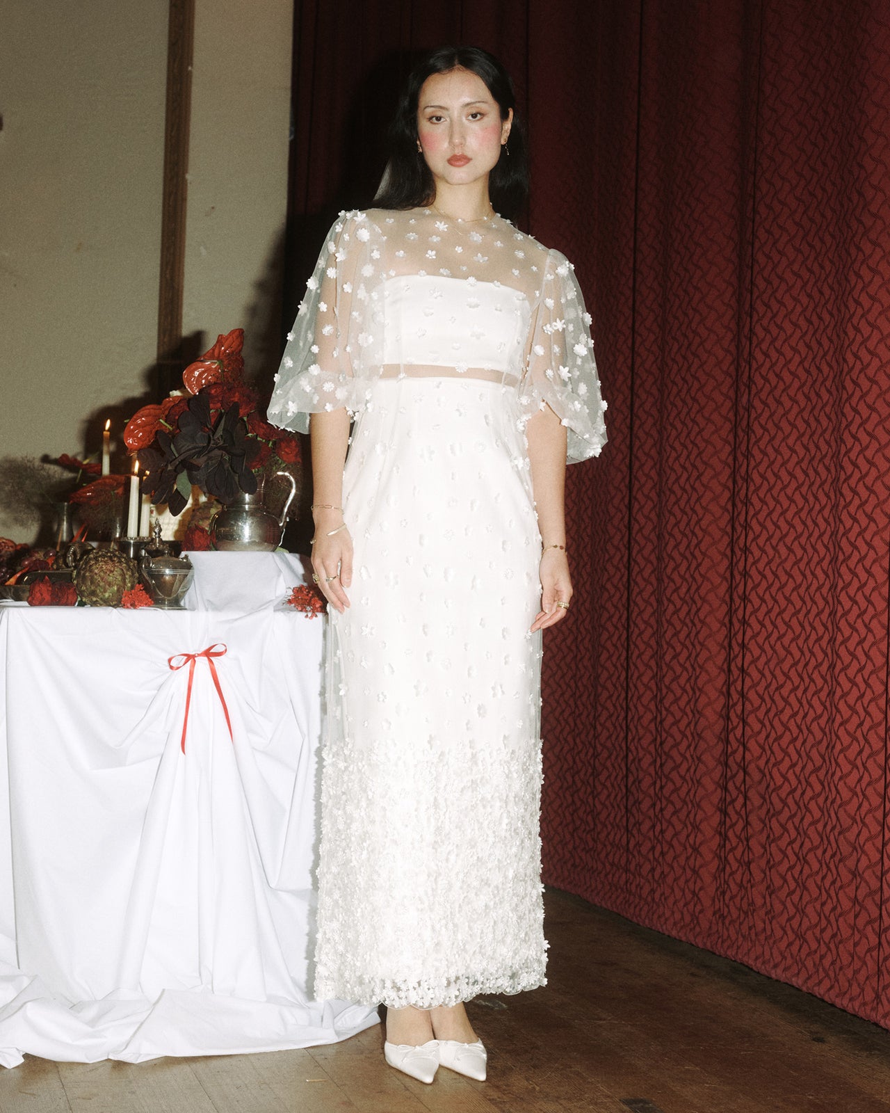 Alma Dress | Ivory Daisy