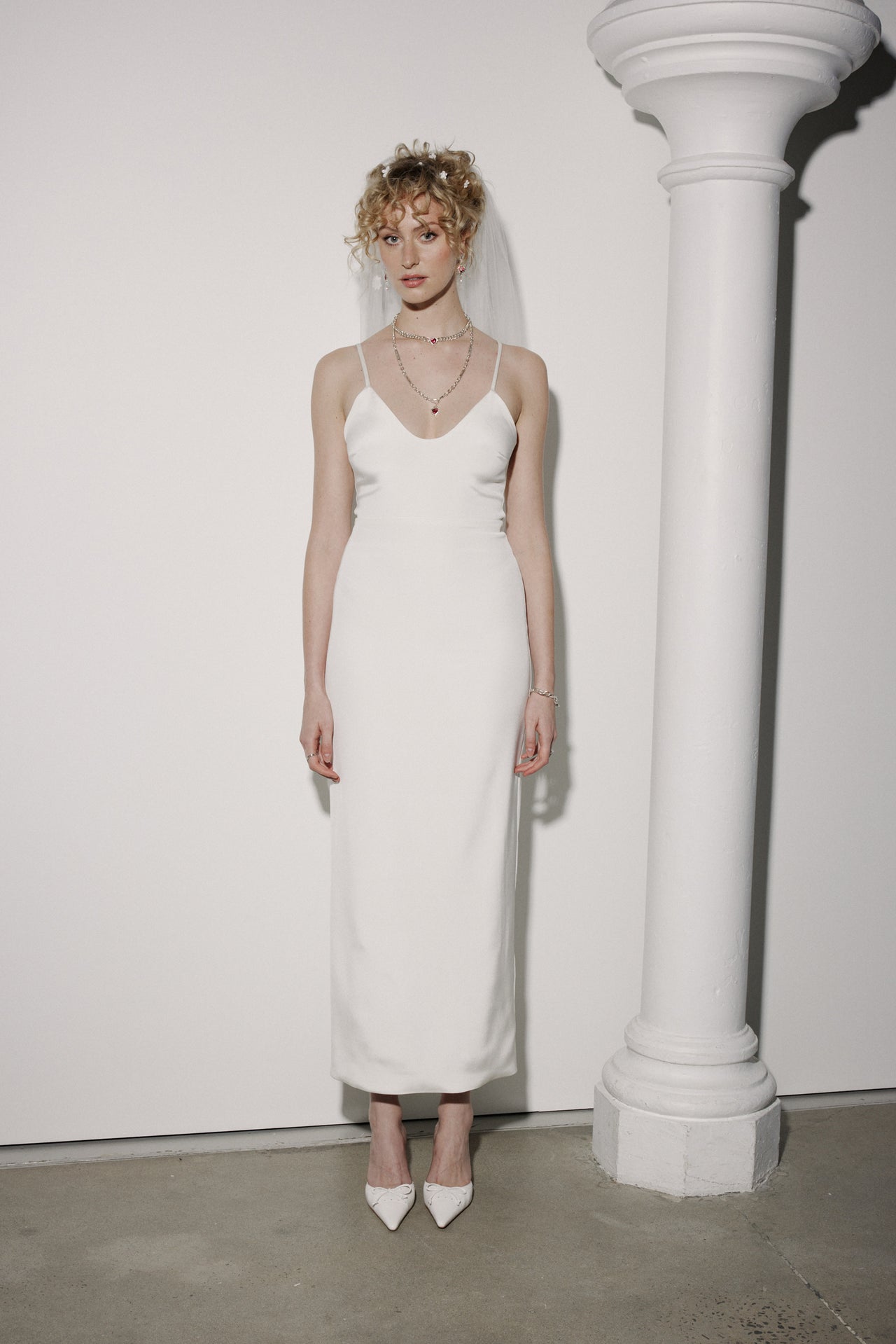 Tabitha Slip Dress | Ivory